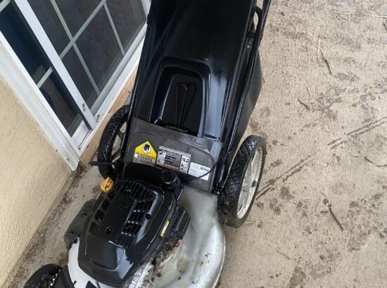 ryobi lawnmower with 